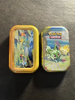 (30) Card Lot Pokemon Cards & Tin Case:Pokemon: Trading Card Game - Image 3