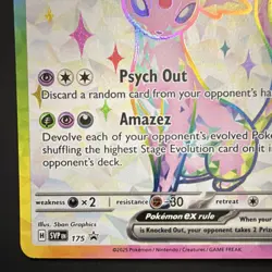 Umbreon ex SVP176 Scarlet & Violet Promo Holo EX 280 HP Pokemon TCG Card - Image 3