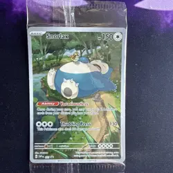 Snorlax SVP EN 051 Black Star Promo Scarlet & Violet Pokemon 151 Card - SEALED - Image 1