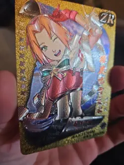 Sakura Haruno Naruto ZR Collectible Trading Card HY-502 - Image 2