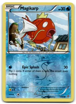 2015 XY - Ancient Origins Pokemon TCG Card #19 Magikarp Reverse Holo - Image 1
