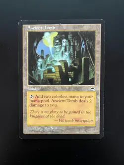 MTG Magic the Gathering Ancient Tomb a930 Tempest - See pictures for condition - Image 1
