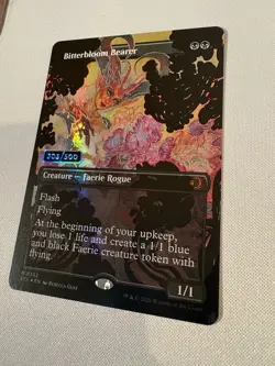 Bitterbloom Bearer SERIALIZED FOIL 303/500 Lorwyn Eclipsed MTG Rebecca Guay - Image 3
