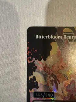 Bitterbloom Bearer SERIALIZED FOIL 303/500 Lorwyn Eclipsed MTG Rebecca Guay - Image 5