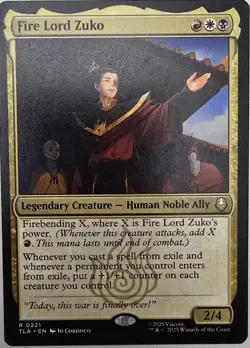Fire Lord Zuko Commander Deck - Avatar MTG EDH - Exile & Firebending Aggro - Image 1
