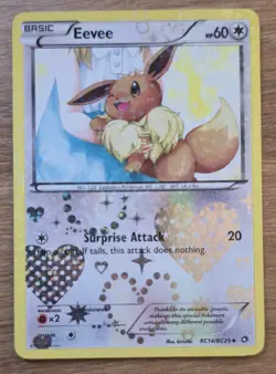 Eevee RC14/RC25 Holo Legendary Treasures: Radiant Collection Pokemon LP-NM - Image 1
