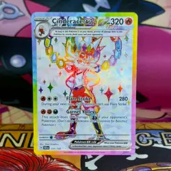 Cinderace ex - 157/142 - Full Art Ultra Rare - Stellar Crown - English - Pokemon - Image 1