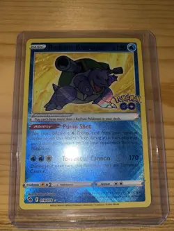 Radiant Blastoise 018/078 Pokemon Go Holo- MINT CONDITION! - Image 1