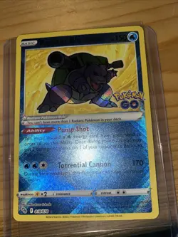 Radiant Blastoise 018/078 Pokemon Go Holo- MINT CONDITION! - Image 3