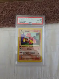 1999 Pokemon German Glutexo (Charmeleon) - 1st Edition - PSA 8 - Image 1