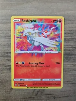Pokemon TCG Reshiram 017/072 Shining Fates Amazing Rare NM - Image 1