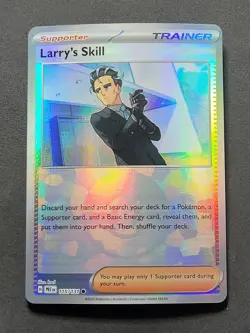 Larry's Skill 115/131 Poke Ball Pattern Prismatic Evolutions Pokemon TCG - Image 1