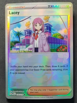 Lacey 114/131 Poke Ball Pattern Prismatic Evolutions Pokemon TCG - Image 1
