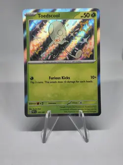 Pokemon TCG Toedscool 105/091 SV: Paldean Fates Holo PAF EN English Shiny 🌟 - Image 1