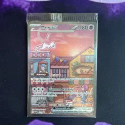 Mew ex SVP 053 Pokemon TCG Scarlet Violet 151 Black Star Promo Full Art SEALED - Image 1