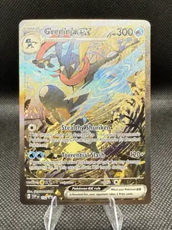 Greninja ex 132 Sv: Scarlet & Violet Promo Cards Holo NM - Image 1