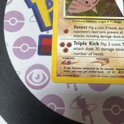 2001 Pokemon Neo Discovery Hitmontop 3/75 Holo Lightly Played - Image 5