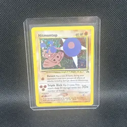 2001 Pokemon Neo Discovery Hitmontop 3/75 Holo Lightly Played - Image 1