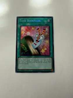 Yugioh - Toon Bookmark - Secret Rare - 1st Edition - BLCR-EN067 - NM - Image 1