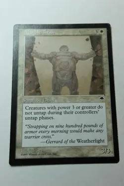 MTG Marble Titan x1- -Tempest-Lightly Played - Image 1
