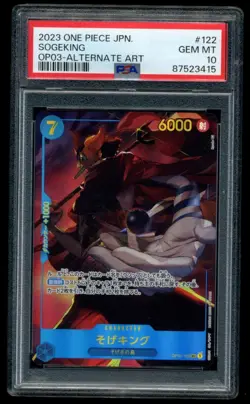 Sogeking - (Alt Art) Pillars of Strength 2023 One Piece TCG OP03-122 - PSA 10 - Image 1