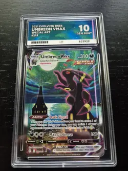 Umbreon VMAX 215/203 Evolving Skies Alt Art🌙-ACE GEM MINT 10-PERFECT SUBGRADES - Image 4