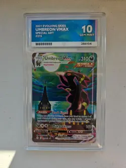 Umbreon VMAX 215/203 Evolving Skies Alt Art – ACE GEM MINT 10 - Pokemon - Image 4