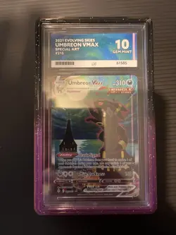 Umbreon VMAX 215/203 Evolving Skies Alt Art – ACE GEM MINT 10 - Pokemon - Image 1