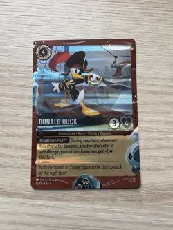 Lorcana Disney Cruise Line Treasure Exclusive Promo Donald & Daisy Azurite Sea - Image 1