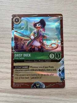 Lorcana Disney Cruise Line Treasure Exclusive Promo Donald & Daisy Azurite Sea - Image 3