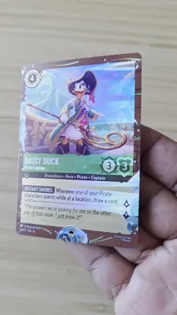 Lorcana Disney Cruise Line Treasure Exclusive Promo Daisy Azurite Sea - Image 2