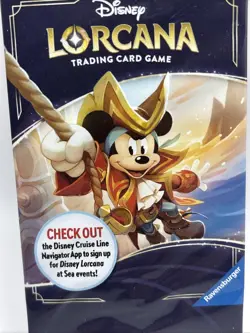 NEW! Disney Cruise Line Lorcana TCG Mickey Mouse Pirate Captain Foil Promo 13/P3 - Image 2