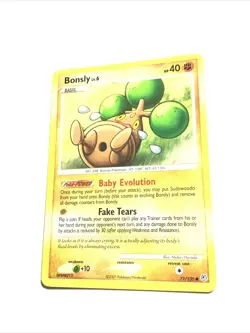 BONSLY - 71/130 - Diamond And Pearl - Pokemon Card - LP - Image 1