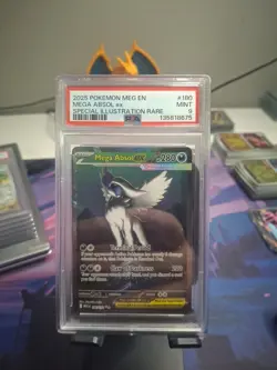 Pokemon 2025 TCG Mega Absol ex 180/132 Me01 Special Illustration Rare Holo PSA 9 - Image 1