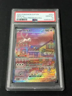 💎 Mew ex 053 Pokemon Scarlet & Violet Promo 151 UPC PSA 10 Only 20% Gem Rate 💎 - Image 1