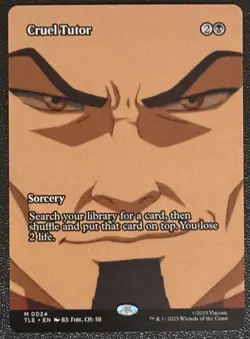 MTG Magic The Gathering Avatar The Last Airbender Cruel Tutor NM 0024 - Image 1