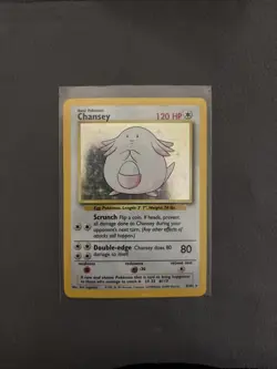 Pokemon TCG Chansey Expedition Base Set Holo Rare Card - Image 1