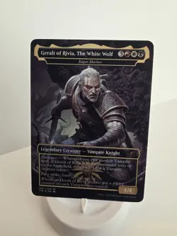 Mtg Magic Geralt Of Rivia Edgar Markov Borderless Playtest Card Commander EDH NM - Image 2