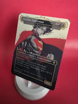 Mtg Tajic Blade Of The Legion Superman DC Borderless Playtest Card Commander EDH - Image 1