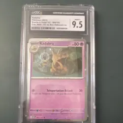 Pokemon Kadabra Scarlet & Violet 151 Cosmos Holo CGC 9.5 Card 064/165 - Image 1