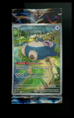 Snorlax 051 2023 151 SEALED Black Star Promo Pokemon Card TCG - Image 1
