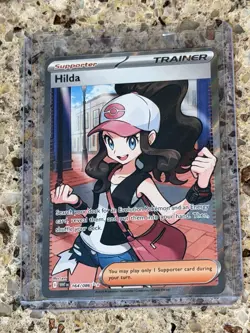 Hilda 164/086 Full Art Ultra Rare White Flare Holo Pokemon TCG Card - Image 1