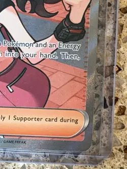 Hilda 164/086 Full Art Ultra Rare White Flare Holo Pokemon TCG Card - Image 5