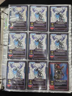 112 Card 2004/05 Digimon Lot 5 Stamp 6 Gold Letter & 1st Edition throughout Lot - Image 2