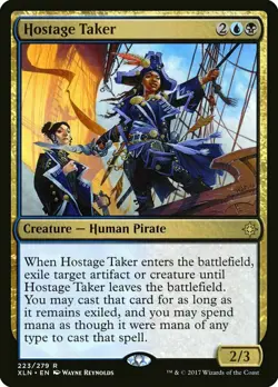 mtg magic hostage taker ENGLISH FRENCH preneuse d'otage ixalan 4 available - Image 1
