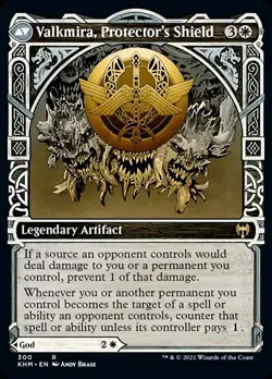 Reidane, God of the Worthy // Valkmira, Protector's Shield (Showcase) [Kaldheim] - Image 2