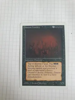 --- MTG Magic Card -- Demonic Hordes -- Unlimited - Image 1