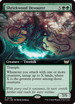 Shriekwood Devourer (Extended Art) [Duskmourn: House of Horror Commander] - Image 1