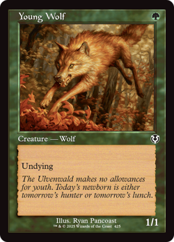 Young Wolf (Retro Frame) [Innistrad Remastered] - Image 1