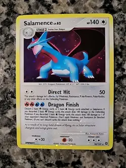Salamence 18/132 Rare Holo Bleed Pokemon TCG Secret Wonders - Image 1